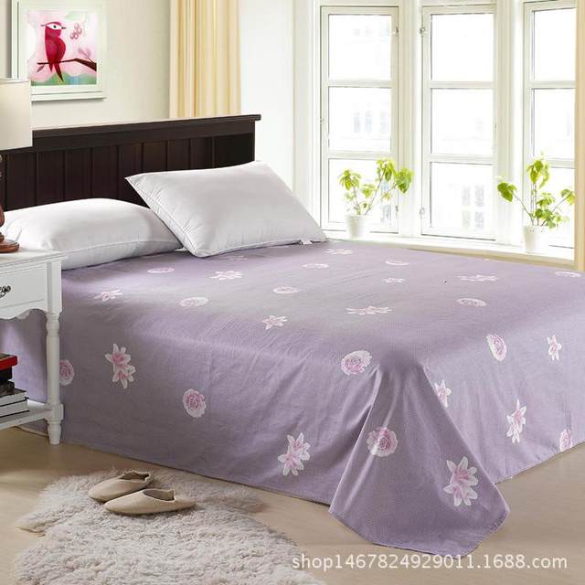 Factory direct sales of all cotton sheets, simple pieces, cotton thickened 703.5 meters, 1 meter. 18 bed sheets, double cloth street stall hot