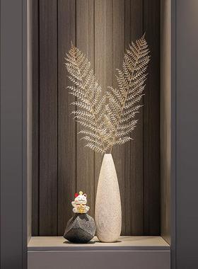 时来运转花艺摆件轻奢客厅入户玄关电视柜竖高花瓶装饰品乔迁礼物