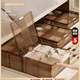 Under-bed storage box with wheels flat storage box 985 drawer household toilet clothes flat clothing storage bed bottom box