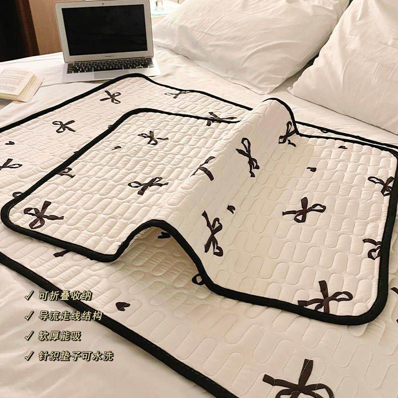 蝴蝶结姨妈垫床上四季通用可水洗生理期床垫防漏防水经期防尿垫子,淘宝优惠券,粉丝福利购,淘宝优惠卷