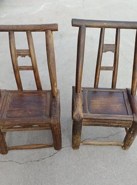 老家具民俗怀旧老物件覆古展览摆件老式洗衣工具小椅子老木盆木桶