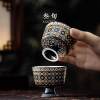 Thirty-year-old gilt Dunhuang Xishi teapot high-end tea set set as a housewarming gift for elders, leaders, friends and teachers
