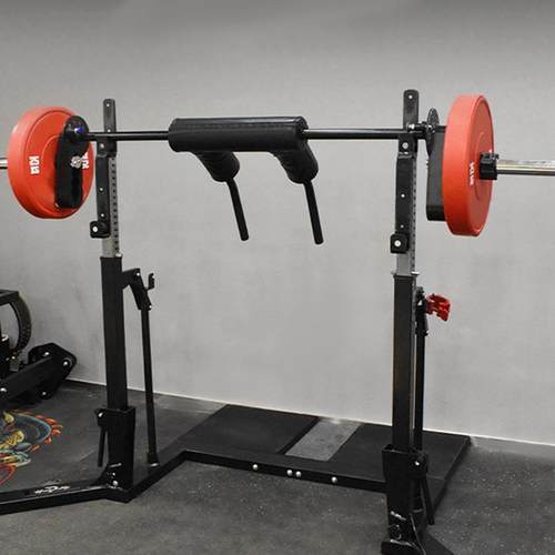 深蹲杠铃杆U型深蹲举重杆辅助器奥杆50mm孔径运动商用2.2深蹲杆 - 图0