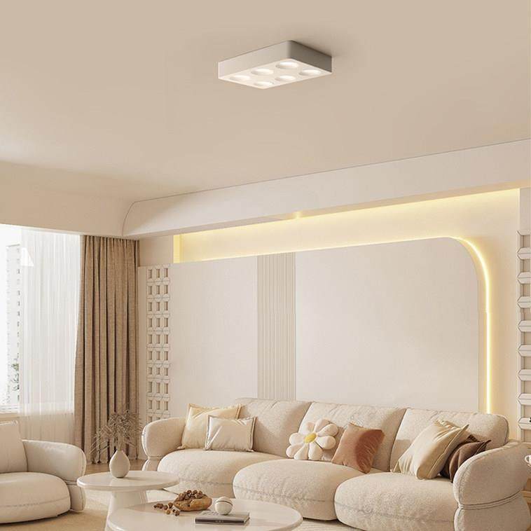 合品超薄表面安装六头大胆灯全光谱客厅无主灯防眩眼保护六孔管高,淘宝优惠券,粉丝福利购,淘宝优惠卷