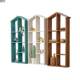 W7PMZ storage rack wall hanging decoration European retro American wooden shop storage grid wall hanging wall