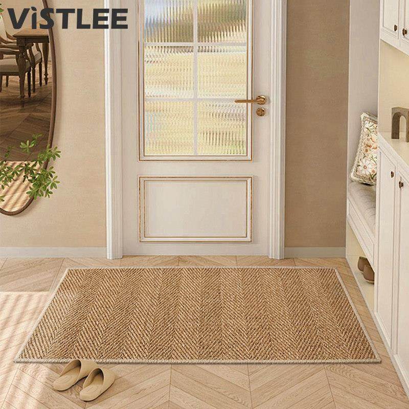 真剑麻入户玄关地垫进门大门口防滑防猫抓家用耐磨耐脏高级感门垫,淘宝优惠券,粉丝福利购,淘宝优惠卷