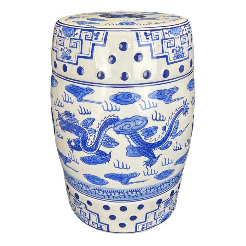 中式古典青花瓷陶瓷鼓凳鼓墩鼓椅子换鞋凳样品房装饰工艺品凳子,淘宝优惠券,粉丝福利购,淘宝优惠卷
