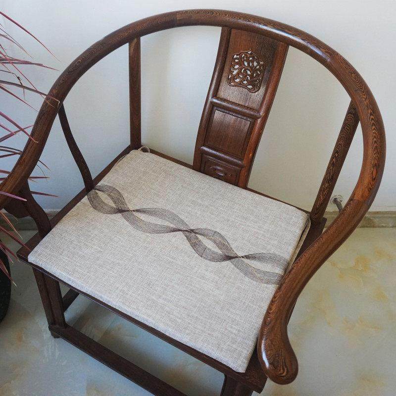 中式棉麻圈椅垫红木椅子坐垫餐椅垫沙发垫卡座垫防滑海绵垫子定制,淘宝优惠券,粉丝福利购,淘宝优惠卷