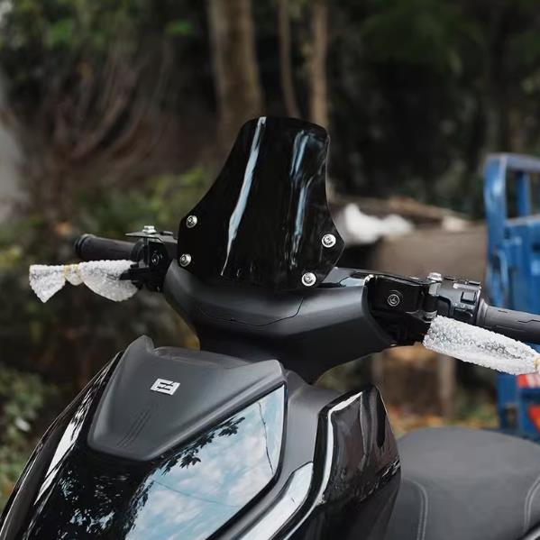 适配小牛FX电动车前置挡风板FXT装饰仪表挡风罩改装配件 - 图1