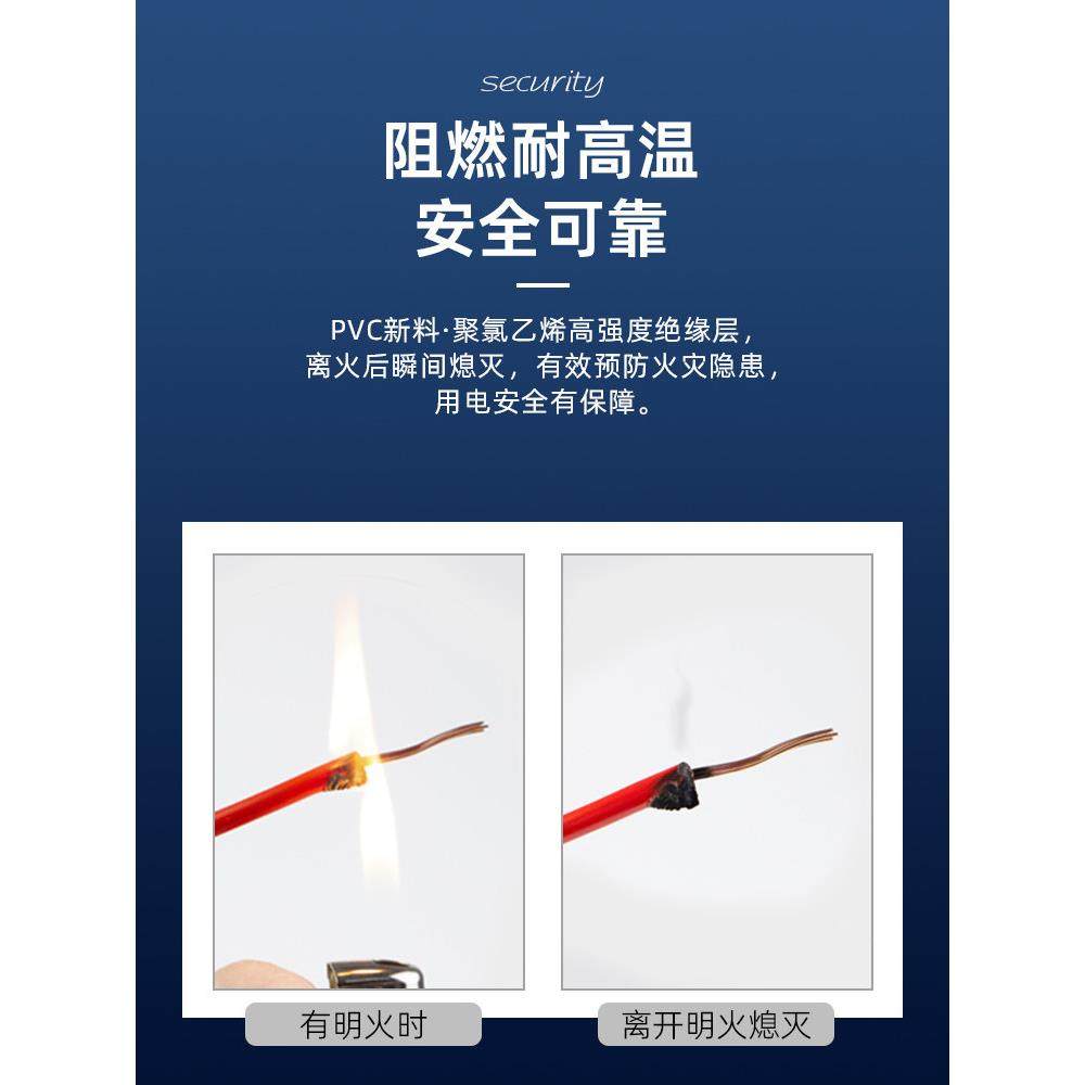 绿灯行国标BVR家用铜芯多股软线1.5/2.5/4/6平方多芯家装阻燃铜线,淘宝优惠券,粉丝福利购,淘宝优惠卷
