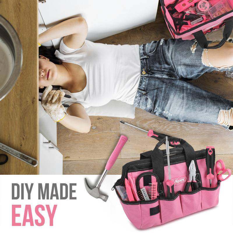 Hi-Spec 130件套家用工具套装日常家庭维修工具包榔头螺丝刀套装,淘宝优惠券,粉丝福利购,淘宝优惠卷