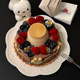 Miffy rabbit biscuit cake decoration cartoon bunny bear shape cocoa butter flavor dessert table baking decoration