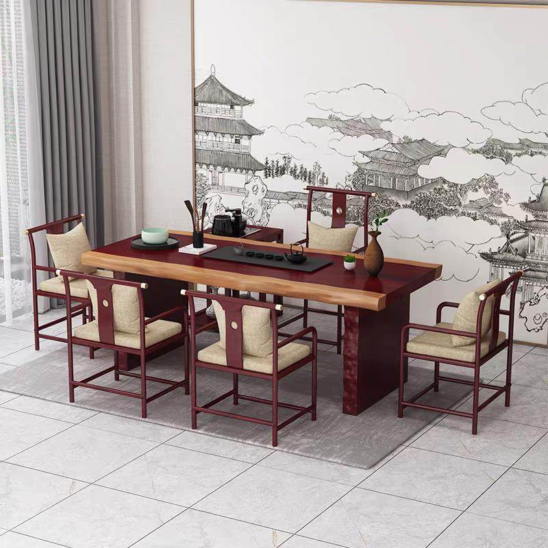 实木茶桌椅组合原木茶几家用客厅新中式泡茶桌整套简约办公室茶台,淘宝优惠券,粉丝福利购,淘宝优惠卷