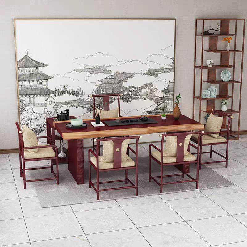 实木茶桌椅组合原木茶几家用客厅新中式泡茶桌整套简约办公室茶台,淘宝优惠券,粉丝福利购,淘宝优惠卷