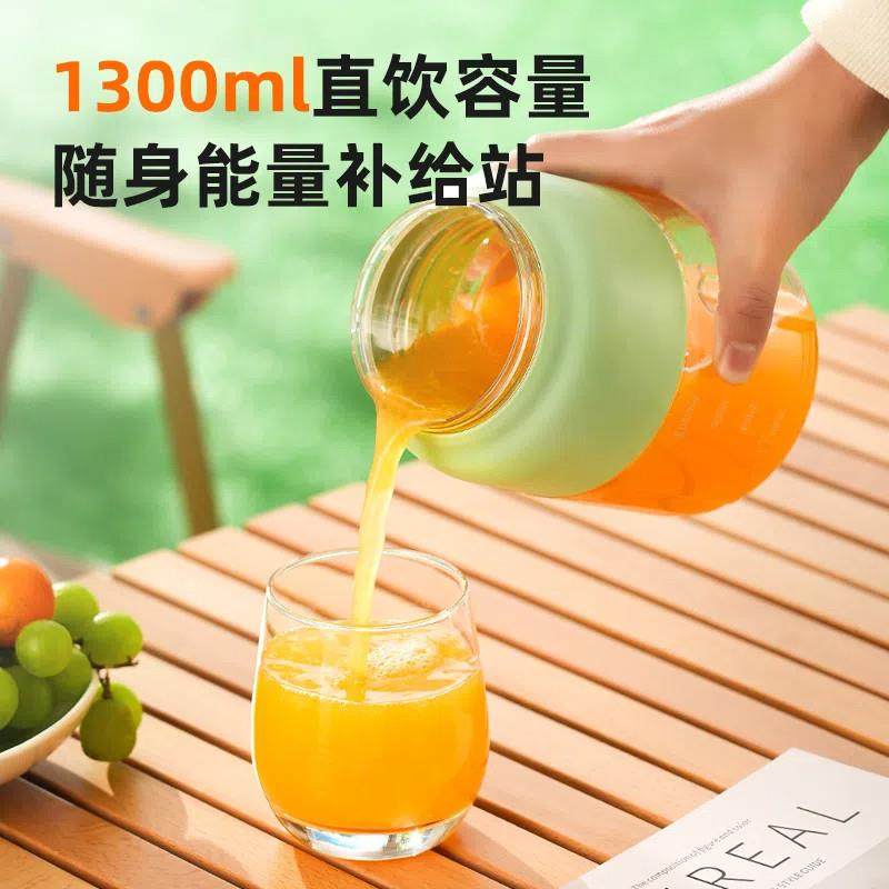 1300ML大容量38刀可携式多功能榨汁机果蔬奶昔碎冰搅拌果汁外带,淘宝优惠券,粉丝福利购,淘宝优惠卷