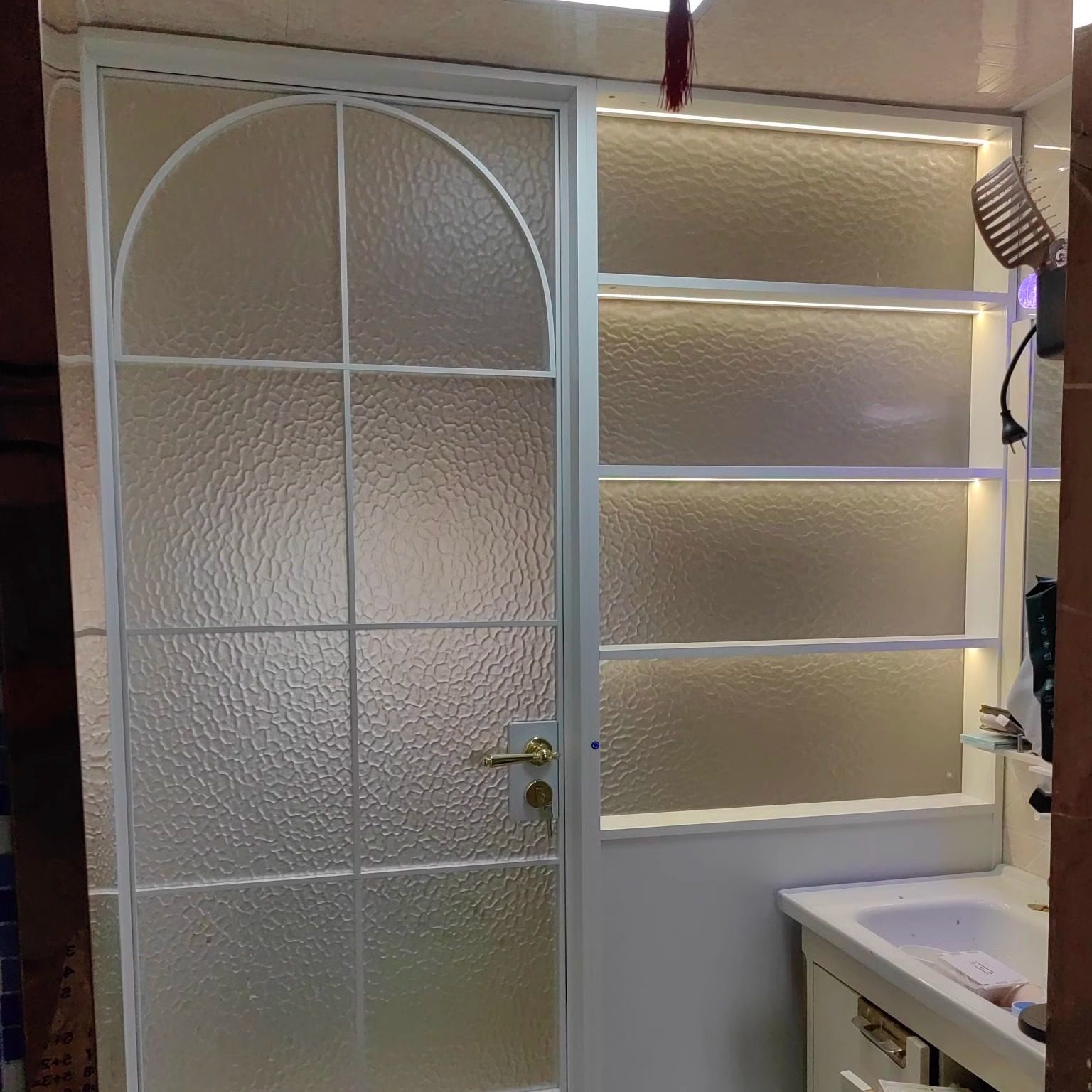 鹤淇美全铝卫生间隔断柜柜推拉门铝合金浴室玻璃门厕所移门,淘宝优惠券,粉丝福利购,淘宝优惠卷