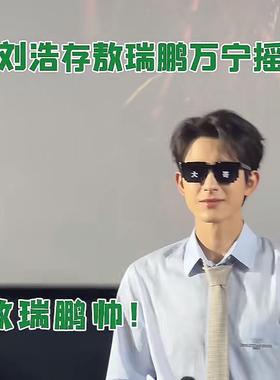 敖瑞鹏同款大哥墨镜刘浩存太阳镜个性像素潮流时尚帅气明星周边