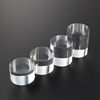 Transparent round acrylic display stand jewelry jewelry rings crystal display stand geometric photography props