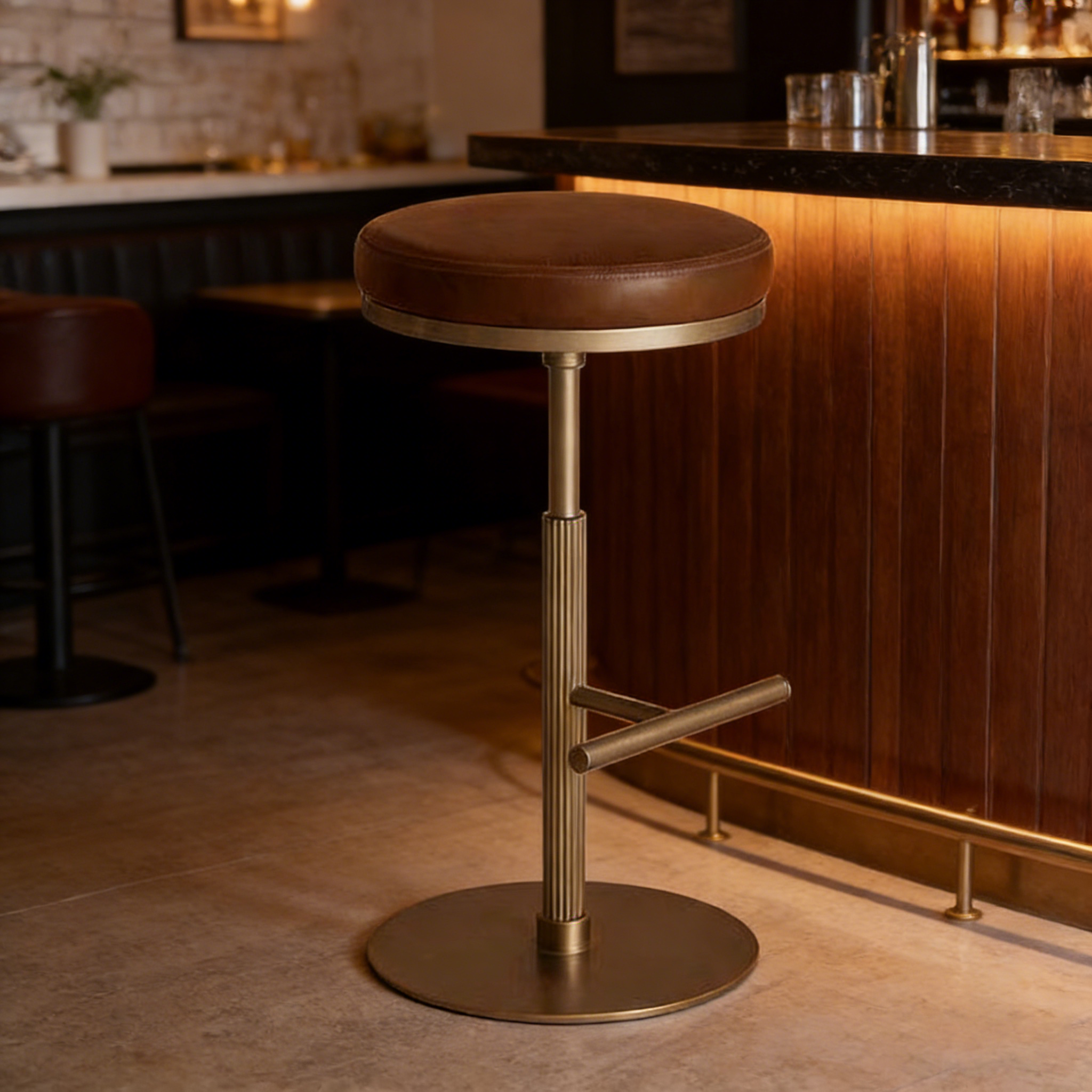 意式轻奢高级感升降旋转吧椅前台设计师高脚椅家用吧台凳岛台吧椅,淘宝优惠券,粉丝福利购,淘宝优惠卷
