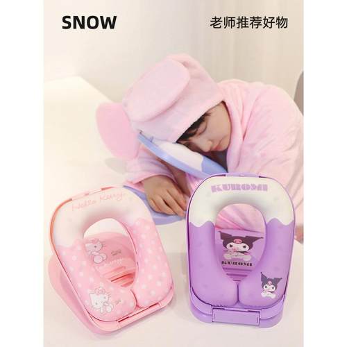 折叠午睡枕趴睡枕小学生桌上专用抱枕睡觉神器儿童午休枕头趴趴枕 - 图0