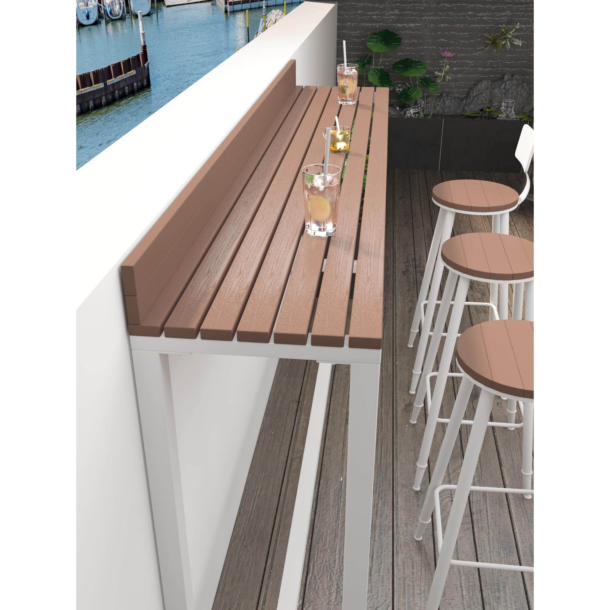 家用休闲户外阳台吧台桌椅组合天台庭院室外高脚桌露台咖啡长条桌,淘宝优惠券,粉丝福利购,淘宝优惠卷