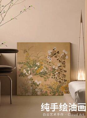 宋代美学花鸟画新中国风覆古客厅软装卧室家具摆件入口艺术挂画