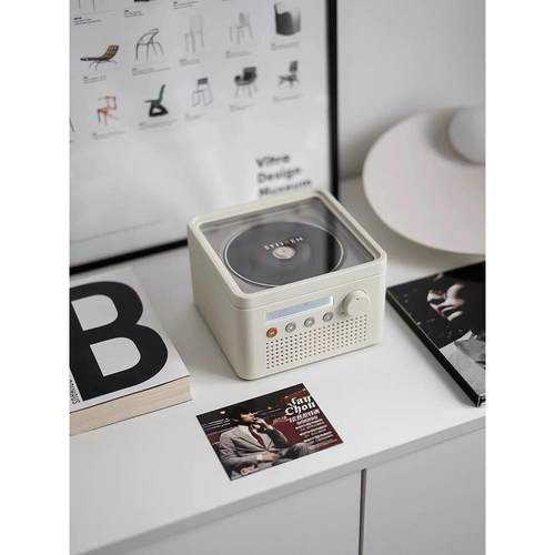 syitren/赛塔林R200复古cd机播放器音响双向蓝牙高音质专辑一体机 - 图1