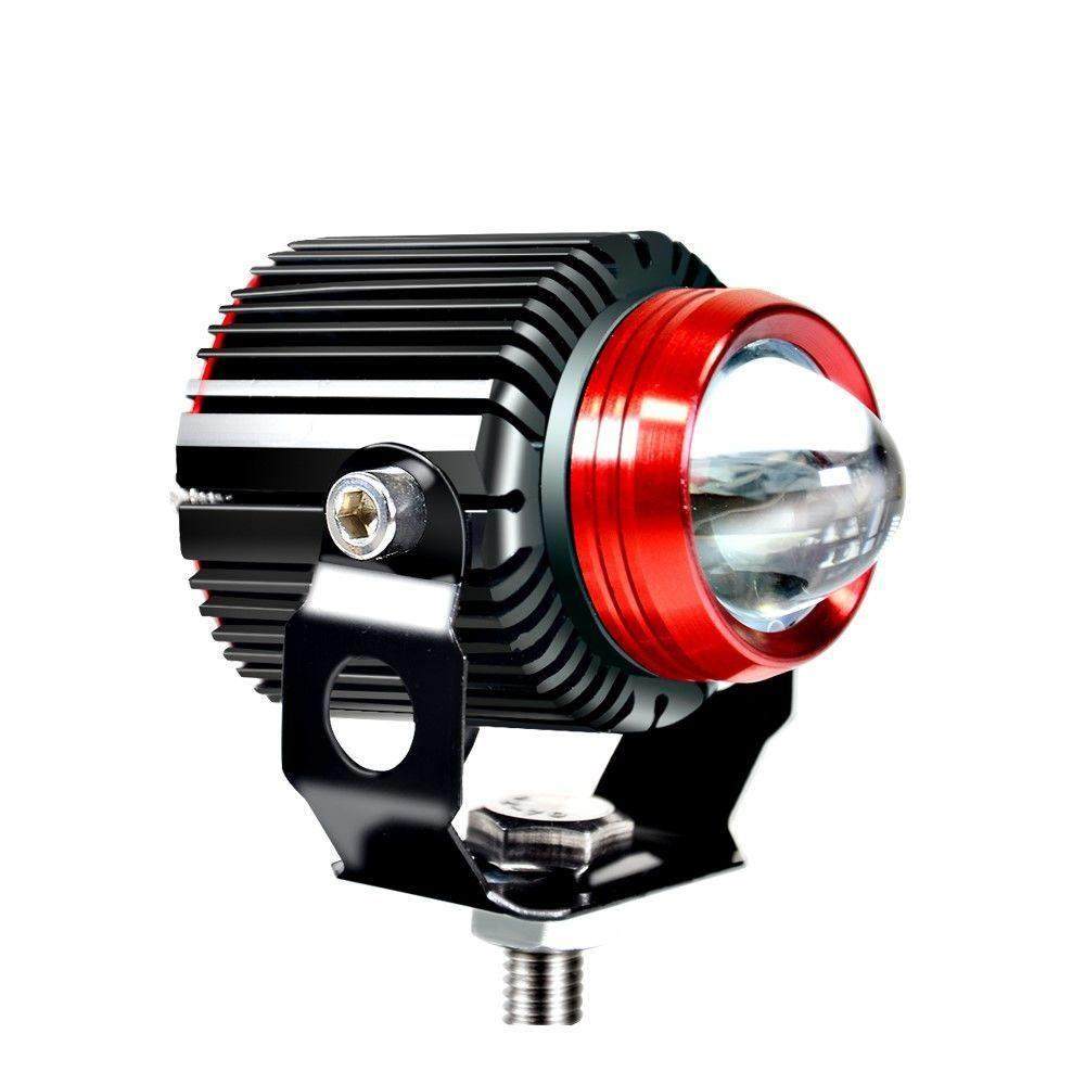 汽车大灯LED射灯12V24V货车远光激光炮小钢砲大透镜黄白双光改装,淘宝优惠券,粉丝福利购,淘宝优惠卷