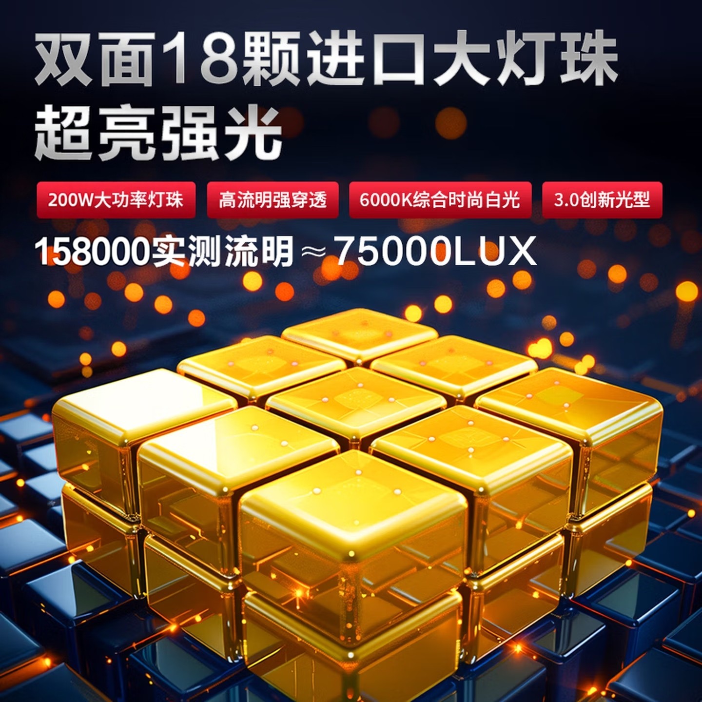 汽车矩阵激光LED大灯H7H1透镜H4远近光一体9005改装超亮24V货车灯,淘宝优惠券,粉丝福利购,淘宝优惠卷