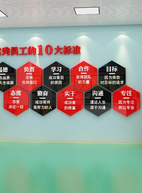 工厂生产车间标语墙画办公室装饰企业文化公司励志宣传服务理念