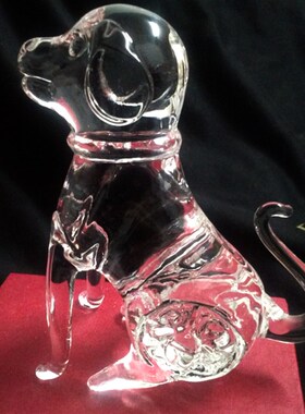 生肖水晶十二礼品属相小玻璃全鼠牛虎兔龙蛇马羊猴鸡狗猪