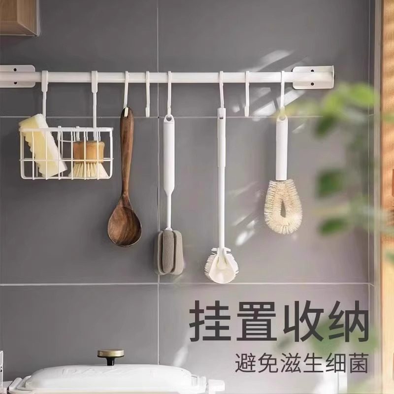 折叠长柄硅胶洗杯刷厨房水杯破壁机清洁刷无死角缝隙刷玻璃杯刷子,淘宝优惠券,粉丝福利购,淘宝优惠卷