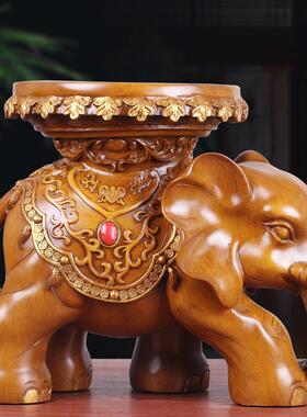 大象凳创意摆件落地客厅换鞋凳家用门口玄关茶几凳创意动物坐凳