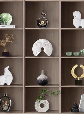 新中式高档摆件轻奢创意办公室客厅酒柜家居装饰品电视柜桌面摆设