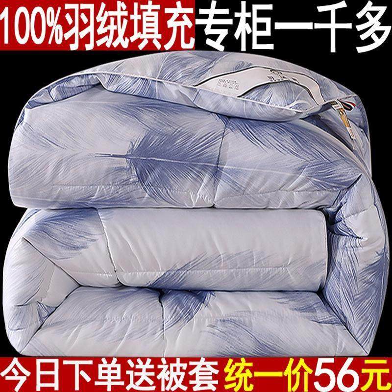 正品羽绒被95白鹅绒被子冬被加厚保暖冬季鸭绒被棉被春秋被芯双人,淘宝优惠券,粉丝福利购,淘宝优惠卷
