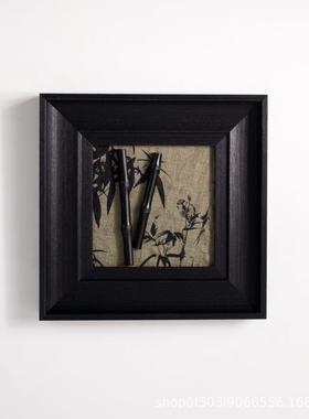 现代轻奢玄关柜床头柜装饰画挂画书柜书架陈设陈列软装饰马摆件