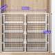 Wardrobe pull storage basket layered partition cabinet storage wardrobe drawer-type tiered basket storage rack