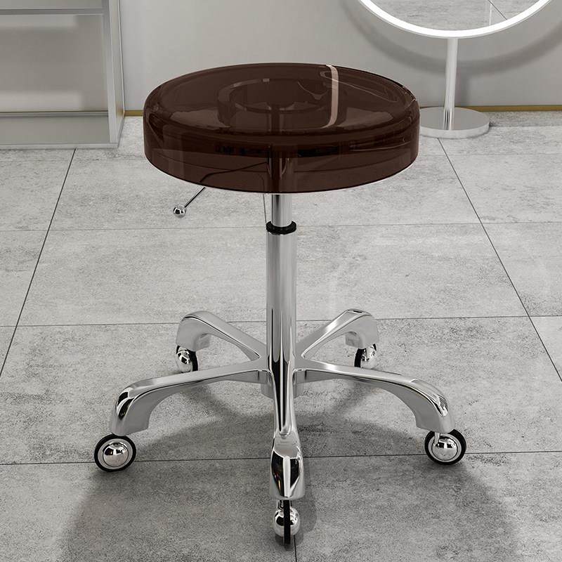不锈钢美容院凳大工凳椅子旋转升降滑轮圆凳剪发理发店凳子美甲椅,淘宝优惠券,粉丝福利购,淘宝优惠卷