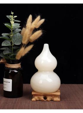 阿富汗天然玉石葫芦摆件送礼平安寓意美好礼品家居摆饰送朋友创意