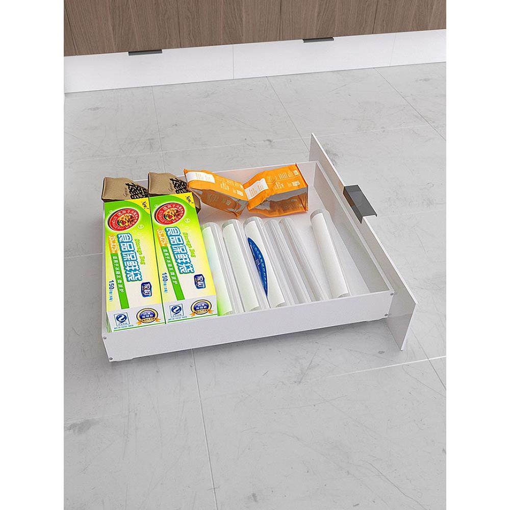 家用自制厨房超深柜改造万向轮托盘踢脚线抽屉杂物收纳环保pp塑料,淘宝优惠券,粉丝福利购,淘宝优惠卷