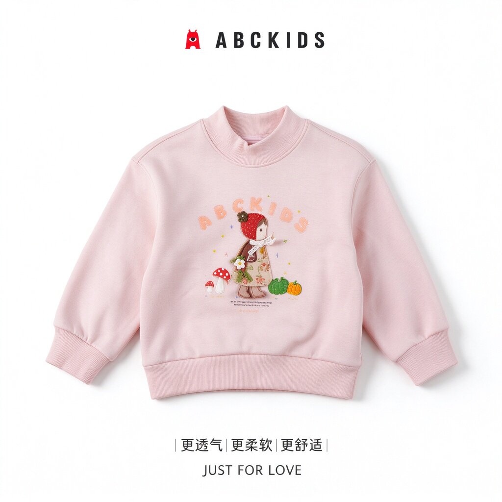 【专柜同款】abckid童装2026秋冬季卫衣
