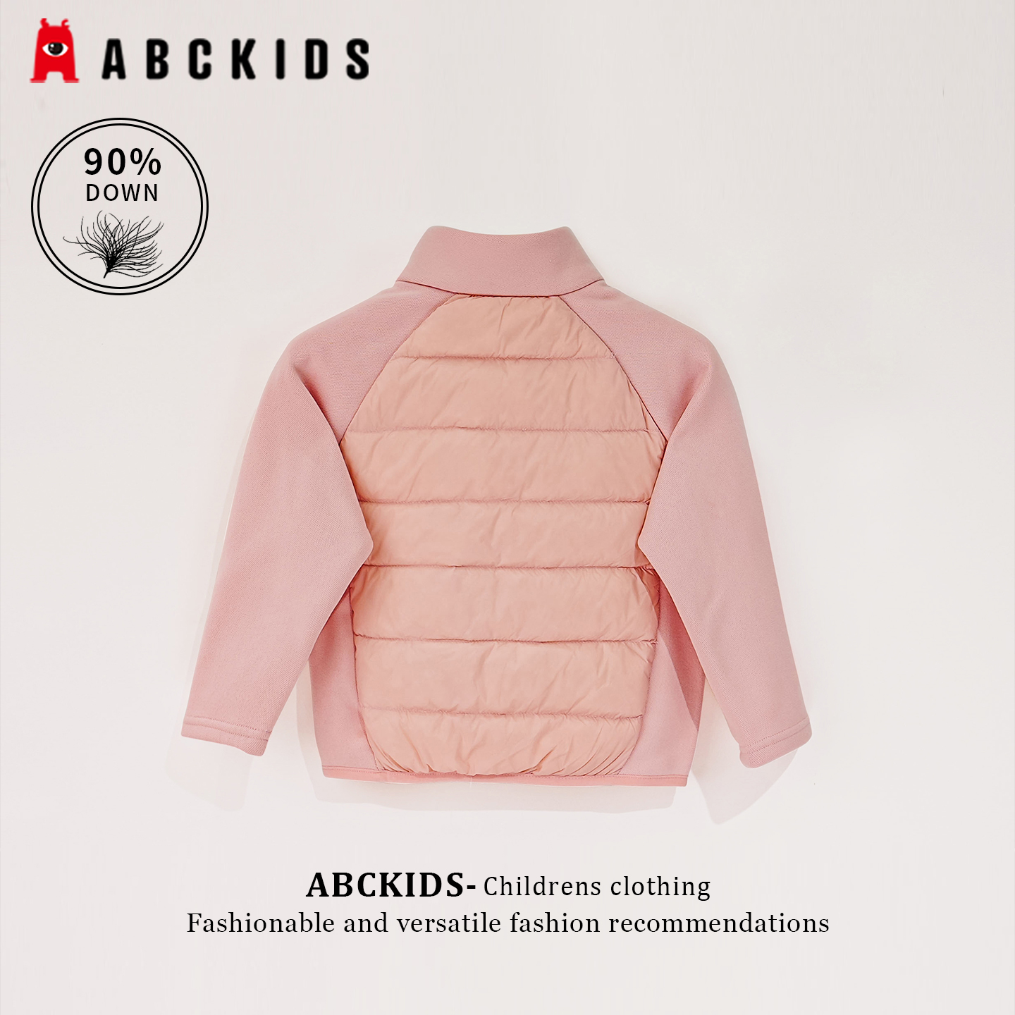 abckids男女儿童白鸭绒羽绒服