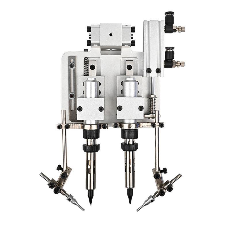516双头烙铁组件双头气动切换焊锡机烙铁固定组件双烙铁咀切换咀 - 图3