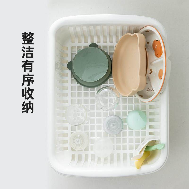 奶瓶收纳箱日本进口asvel宝宝副食品餐具收纳盒带盖子婴儿碗筷沥,淘宝优惠券,粉丝福利购,淘宝优惠卷