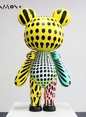 家居摆件收藏版星际熊圆点彩色