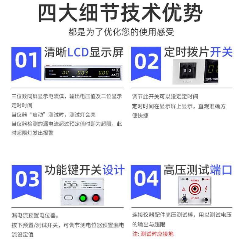 美瑞克RK2670AM耐压测试仪5KV高压击穿交直流介电强度检智能检测 - 图1