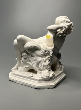 意大利博物馆雕塑狂欢艺术石膏像复古罗马人物摆件香薰扩香石礼品