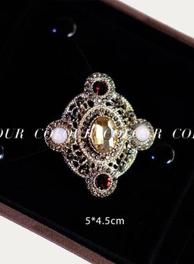 【首饰胸针摆件】样板间梳妆台珠宝饰品轻奢法式首饰盒套装衣帽间