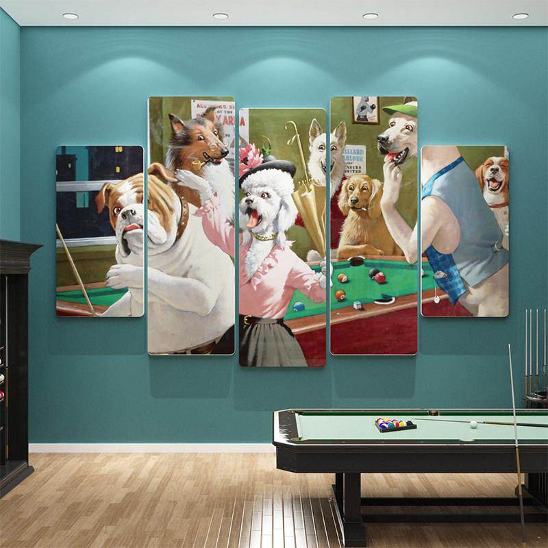 复古台球厅墙面装饰用品画桌球室斯诺克俱乐部创意文化背景墙贴纸,淘宝优惠券,粉丝福利购,淘宝优惠卷