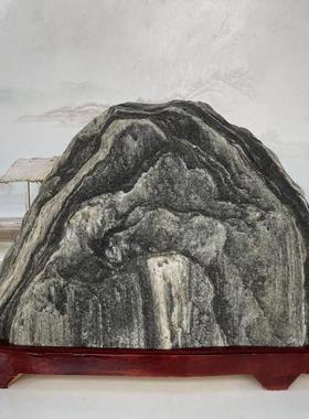 泰山石敢当天然观光石室内外客厅玄关办公室靠山石原石奇石摆件